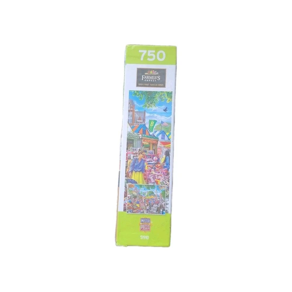 MasterPieces Farmer's Market 750 Piece Jigsaw‎ Puzzle Market Day  w/Poster